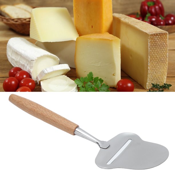Espátula Para Queso Con De Madera, Cortador De Queso, Espesor Ajustable, Acero Inoxidable Resistente Y Saludable Para Queso Semiduro