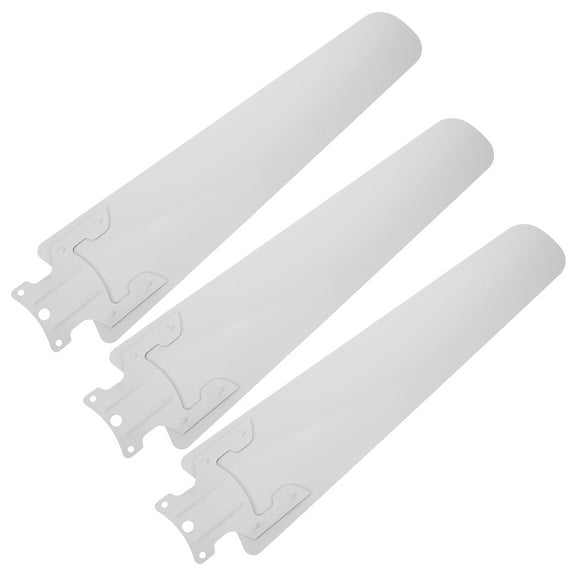 KAKOWELY 3Pcs Ceiling Fan Parts in White 11.8X4.7X0.6in with Advanced Noise Reduction for Home and Office Use