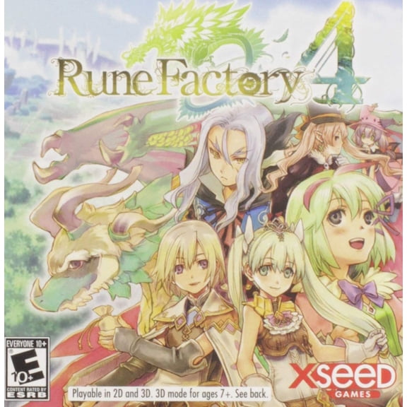 Juego Xseed Rune Factory 4 Nintendo 3DS Nuevo
