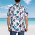 thumbnail image 4 of Disketp Hawaiian Shirts for Men,Palm Leaves Print Mens Casual Short Sleeve Button Down Shirts Beach Shirt, 4 of 7