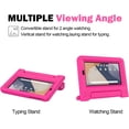 thumbnail image 4 of SUPNICE Kids Case for Onn 7 inch 2024 Gen 4 (Model 100135924) Tablet (4th Generation, 2024), Light Weight Shock Proof Handle Stand Case for Walmart Onn 7 Tablet (Just Fit 7" 2024, 4 Gen), Pink, 4 of 8
