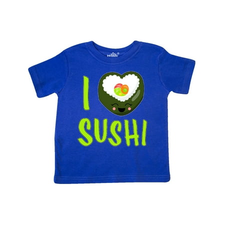 

Inktastic I Love Sushi- cute Gift Toddler Boy or Toddler Girl T-Shirt