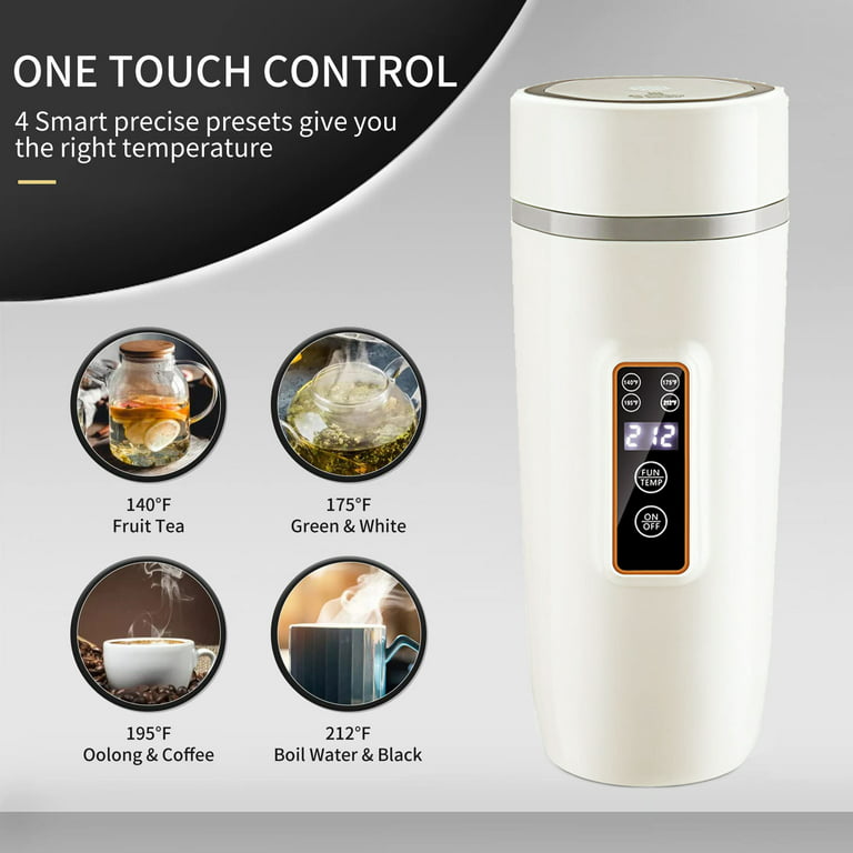  Mini Electric Kettle,Small Portable Travel Tea Kettle Fast Water  Boil,Automatic Shut-Off One Cup Hot Water Maker,Dry Protection,Suiable For  Making Tea, Coffee, Baby Milk While Traveling: Home & Kitchen