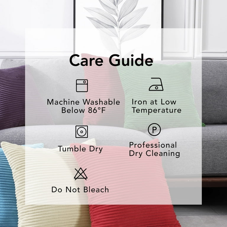 Purple Pillow Cover My Pillow Washing And Drying Instructions - Main Image