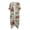 Watercolor Floral, variant on HELLHERO Four-Leaf Clover & Paw Print Kimono Cover-Up - Lightweight Breathable Beachwear for Summer Vacation & Poolside - Women's Loose Fit Swimsuit Cover