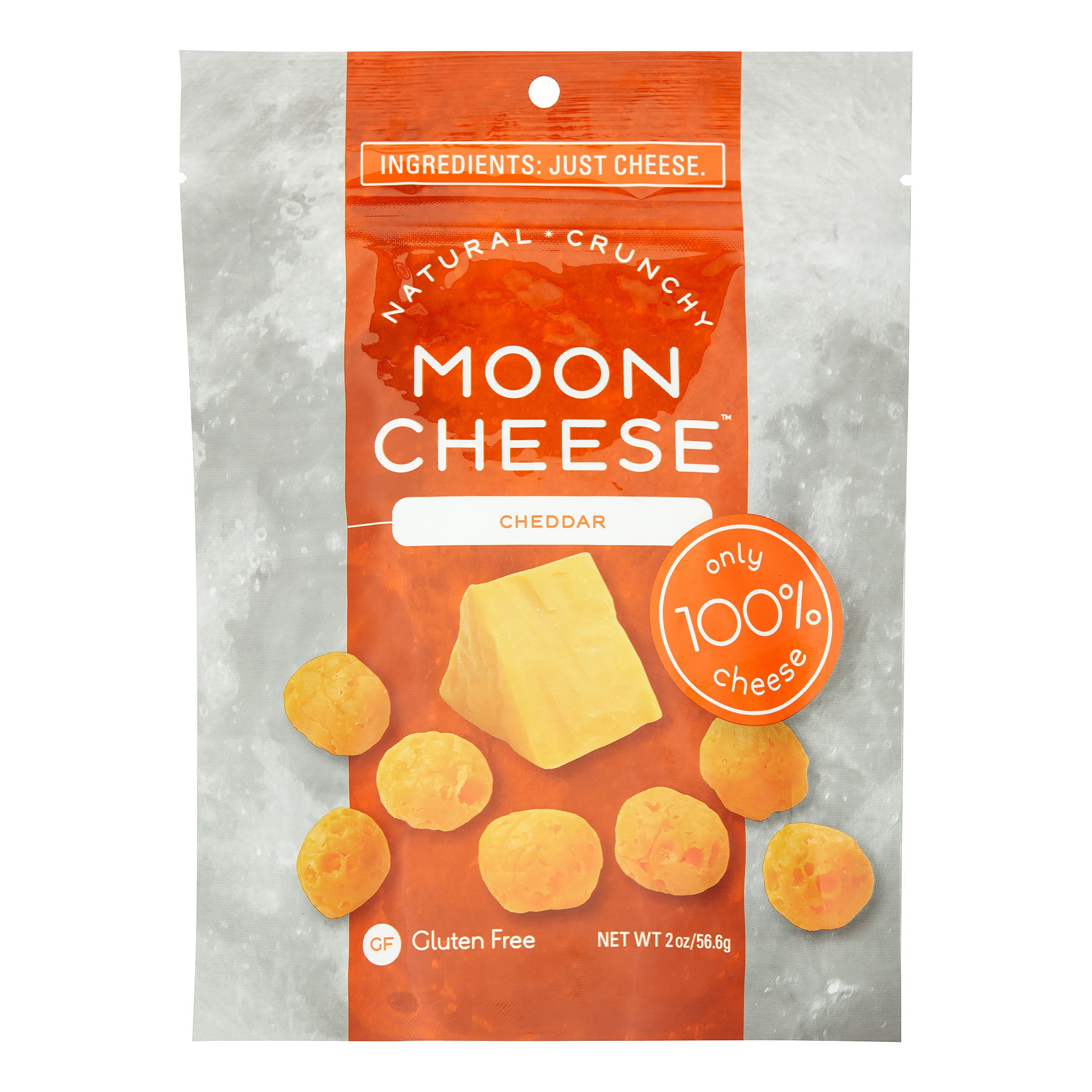 Moon Cheese Snacks, Cheddar, 2 Oz - Walmart.com