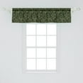 thumbnail image 2 of Ambesonne Camouflage Valance Pack of 2, Simplistic Woodland Camo, 54"X12", Evergreen Dark Sepia, 2 of 3