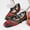 Red, variant on Womens Lace Breathable Square Toe Low Cut Strappy Floral Flats, Comfortable Slip On Summer Casual Shoes for Garden Party Beach Vacation Daily Wear