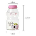 thumbnail image 7 of Cheer.US 2 Pcs Plastic Water Bottle Tour Drinking Bottle Yakult Shape Cute Kawaii Milk Carton Shaker Bottle for Kids/Girl/Adult Glass, 7 of 7