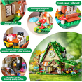 thumbnail image 2 of Juego De Bloques Juguetes Para Montar Casas Para Niños 546pz Xtellar verde, 2 of 4