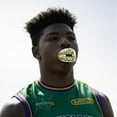 thumbnail image 2 of Battle Sports " 3D Jaws " Oxygen Football Mouthguard - Gold, 2 of 2