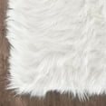 thumbnail image 3 of White Soft Rectangle Fur Area Rug 1.64x4.92ft Shaggy Fluffy Rugs Long Plush Carpet Floor Mat for Bedroom Living Room Decor, 3 of 5
