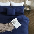 thumbnail image 6 of RUIKASI Seersucker Queen Comforter Set (90x90 inches), 3 Pieces- 100% Soft Washed Microfiber Lightweight Bedding with 2 Pillowcases, All Season Down Alternative,Blue, 6 of 7