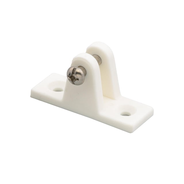 Bisagra para cubierta Whitecap 3405WP grande de nylon 90° blanca par
