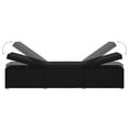 thumbnail image 3 of OnlineGymShop CB21568 76.8 x 23.6 x 12.2 in. Outdoor Lounger, Black, 3 of 3