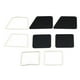 thumbnail image 2 of Ventanas acrílico 1Set / 4pcs para coche de de simución SCX10 Durable, resistente al desgaste, y ecológico Baoblaze Reparación de ventanas RC, 2 of 8