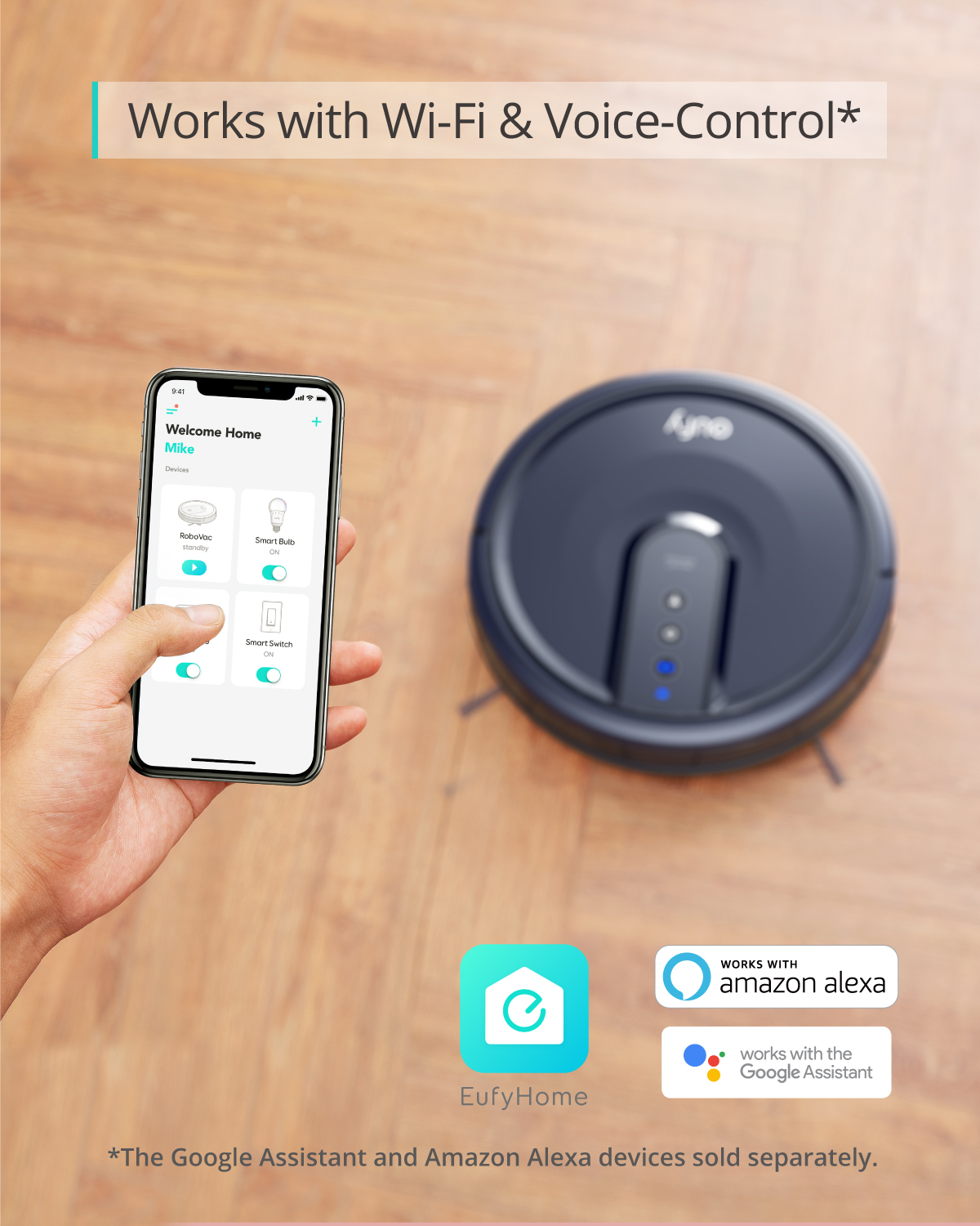Anker eufy 25C Wi-Fi Connected Robot Vacuum, Great for Picking up Pet Hairs, Quiet, Slim - image 5 of 10