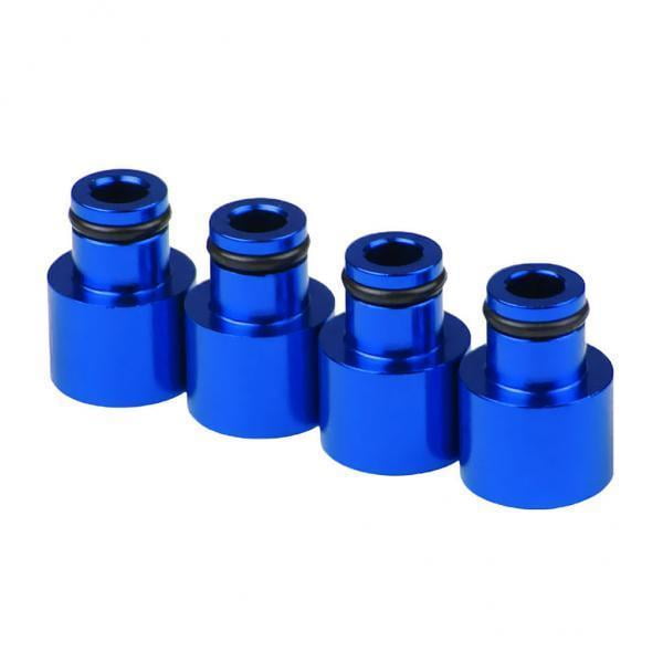 2x Adaptadores de Inyector Repuesto de 4 Piezas 6 Mm / 0,24 Pulgadas para Inyectores RDX 4 Seleccionables Yotijar Adaptadores de inyector de combustible