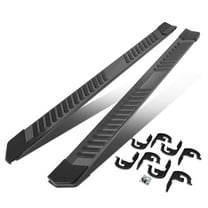 DNA Motoring For 04-14 Ford F150 Crew Cab Metallic Black 6" Side Step Nerf Bar Running Boards