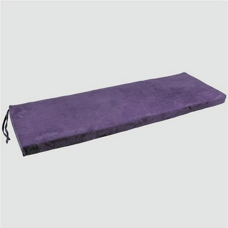 

63 x 19 in. Solid Microsuede Bench Cushion Ultra Violet