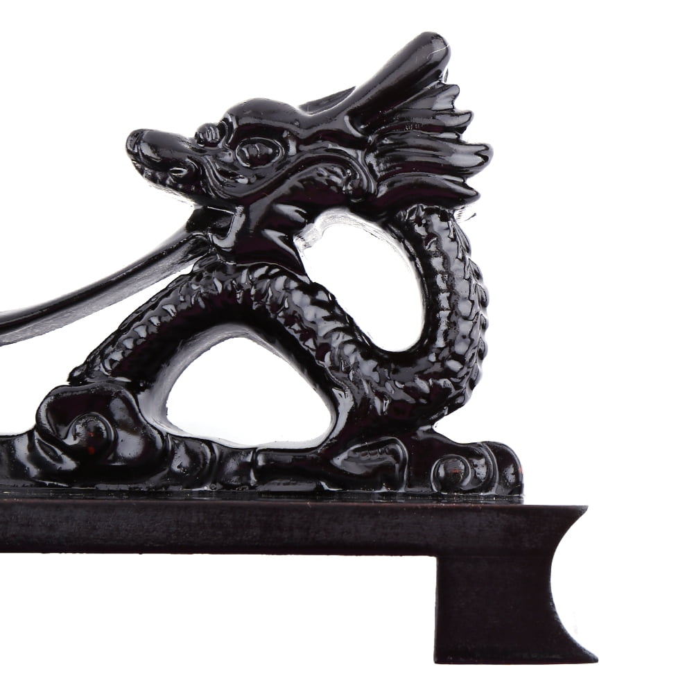 1pc Chinese Dragon Shaped Small Size Samurai Sword Katana Wakizashi Holder Stand Display, Sword Holder, Dragon Display Holder, Wood Holder
