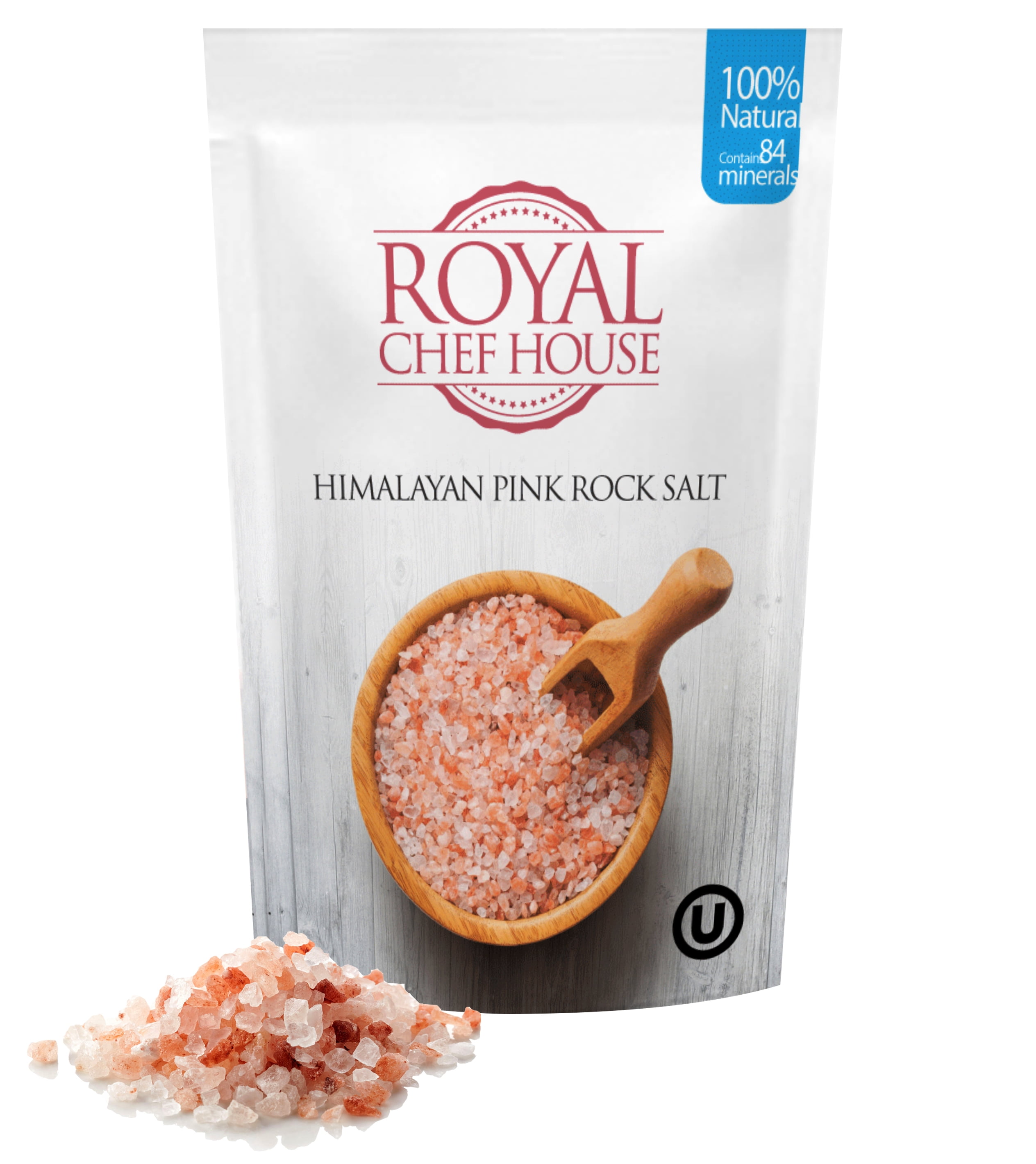 Pink Himalayan Salt 5 POUND Coarse 100 Natural Salt and Contains 84