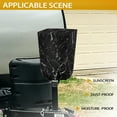 thumbnail image 3 of Yuyamidu Black Marble Print Electric Tongue Jack Cover, 300D Polyester RV Jack Cover RV Electric Jack Cover Camper Travel Trailer Jack Cover for Outside Protection, 3 of 7