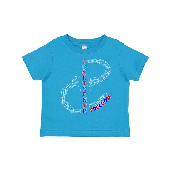 Inktastic Juneteenth-celebrating Freedom Breaking Chains Boys or Girls Toddler T-Shirt