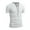 White, variant on MIXUE Shirts For Men Summer Solid Color V Neck Button Short Sleeve Loose Fit Casual Basic Pullover Tops Tshirts Streetwear,White,M