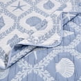 thumbnail image 4 of Greenland Home Fashions Laguna Reversible Matelasse Throw Blanket for Adults, 50" x 60", 4 of 7