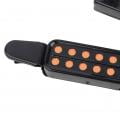 12 Sound Hole Magnetic Pickup Transducer with Volume Tone Tuner Kit for Acoustic Guitar