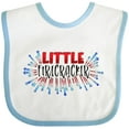 thumbnail image 3 of Inktastic Little Firecracker Fourth of July Boys or Girls Baby Bib, 3 of 4