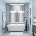 thumbnail image 4 of Ombre Abstract Kitchen Curtains Valances and Tiers Set of 3 Gradient Grayish Green Tier Curtains and Valance with Rod Pocket for Small Windows, 27.5"x24", 4 of 9