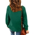 thumbnail image 4 of Fiaer,Turtleneck Hoodies for Women,Womens Plus Size Loose Sweatshirts Casual Trendy Warm Drawstring Fall 2025 Long Tops Army Green L, 4 of 6
