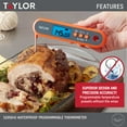 thumbnail image 3 of Taylor Digital Waterproof Wireless Programable Meat and Kitchen Food Thermometer, Orange, 3 of 12
