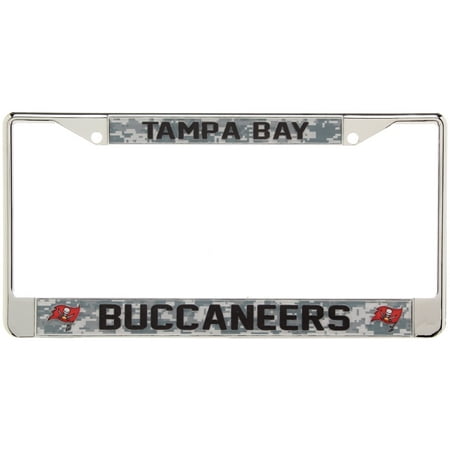 Tampa Bay Buccaneers Digi Camo License Plate Frame with Black Letters - No