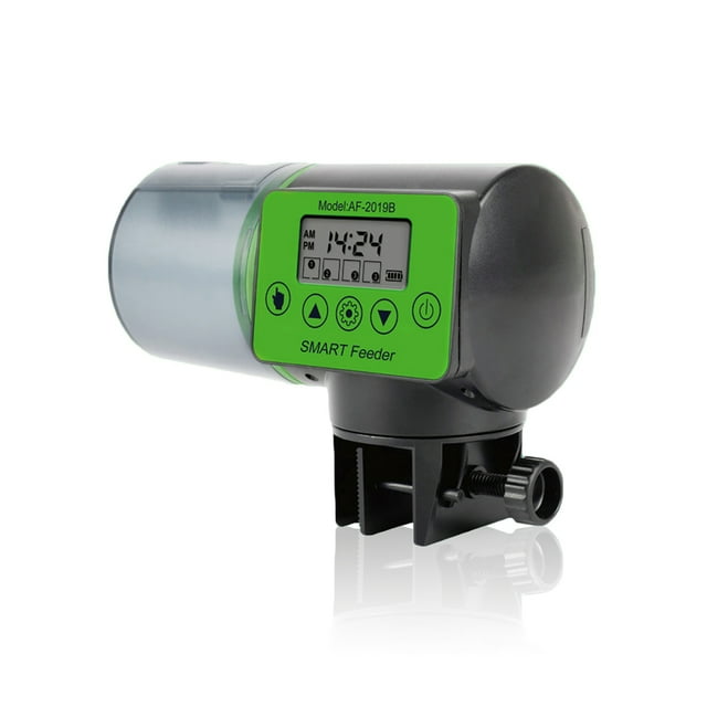Methold Alimentador automático de peces 2 en 1, herramientas eléctricas para pecera Digital, dispensador Manual de alimentos, pegatinas de doble cara, Alimentadores automáticos de peces Methold JJ25829-00B