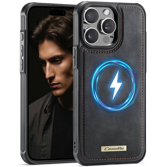 Magnetic Case for iPhone 13 Pro Max / 13 Pro / 13, Strong Magnetic Slim Protective Phone Cover, Shockproof Scratch-Resistant Lightweight Case