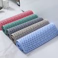 thumbnail image 6 of Mdesiwst Bathroom Mat with Suction Cups Drain Holes Weaving Design Strong Grip Machine Washable Anti Slip Bathtub Mat Bathroom Accessories, 6 of 7