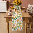 thumbnail image 2 of Summer Lemon Orange Table Runner 72 Inches, Farmhouse Tropical Fruit Watercolor Bed Runner Dresser Scarves Tabletop for Indoor Outdoor Parties/Ceremony/Banquet, 18" x 72", 2 of 9