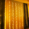thumbnail image 4 of Cortinas LED USB 3M Guirnaldas de luces LED Guirnaldas de luces navideñas Decoraciones navideñas 2022 Guirnalda de luces de Año Nuevo Guirnalda de calle, 4 of 5
