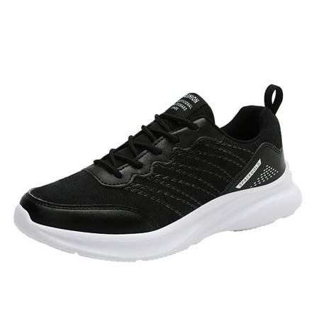 

YHGFVOKJ Shoes for Women Fashion Comfortable Soft Bottom Flat Bottom Casual Sneakers Outdoor Sports Shoes Fresh Foam Trainer Mesh Breathable Shoes Wide Width Shoes for Women Black 38