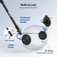 thumbnail image 4 of Recogedor de pelotas de tenis NEEWER con rodillo telescópico 76-147 cm, 4 of 9