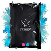 Hawwwy Colorful Powder for Holi Festival, Gender Reveal Powder Burnout Baby Boy Announcement Colored Tannerite Surprise Game for Holi Festival, Motorcycle Exhaust Car Tires Truck(2-2lb bags)