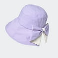 thumbnail image 2 of fatyb Wide Brim Bucket Hat for Women Sun Protection Outdoor Travel Womens Summer Beach Sun Hats with Bow, 2 of 4