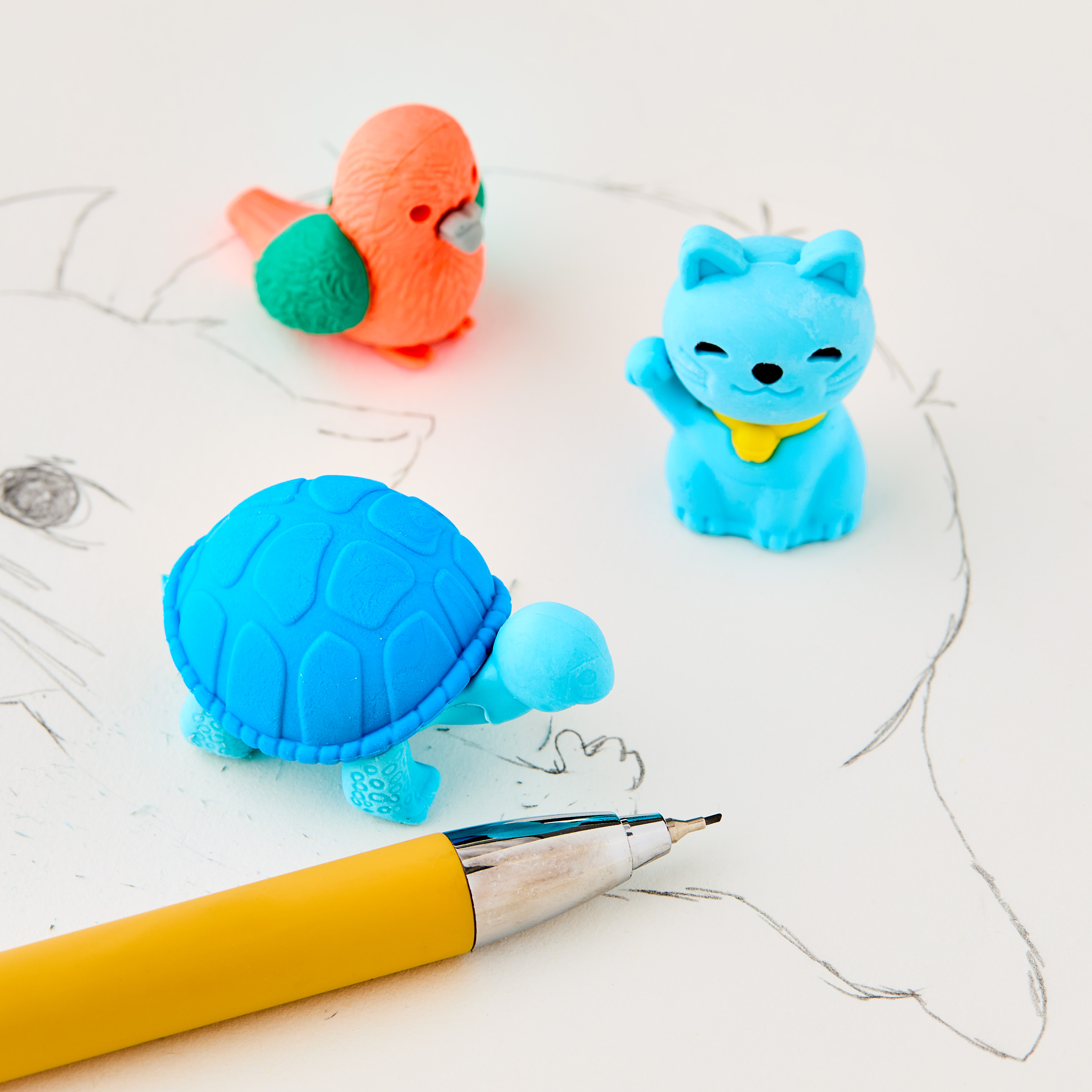 Borradores Pen+Gear Eraser Pals, mascotas, 25 unidades 3