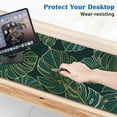 thumbnail image 4 of Mouse Pads,Tropical Palm Large Mouse Pad for Desk Green Leaves Non-Slip Rubber Base Mouse Pad with Stitched Edges,Keyboard Pad Mouse Mat for Computer,Work,Gaming,Desk Decor 31.5x15.7 in, 4 of 6