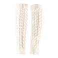 thumbnail image 6 of fenteer Women Leg Warmers Accessories Footless Socks for Living Room Outdoor Bedroom White, 6 of 8