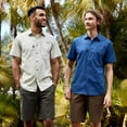 thumbnail image 4 of Free Country Men's Arcadia Short Sleeve Shirt Dark Denim L, 4 of 7