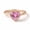 Rose Plated, variant on Solitaire Heart Shape Pink Sapphire Engagement Ring, September Birthstone Ring, Daily Wear Ring, Anniversary Gift 925 Sterling Silver Handmade Jewelry